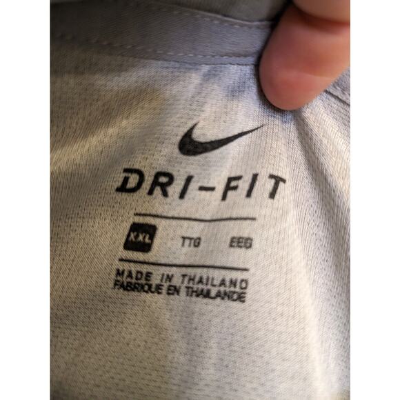 Nike Men's Hoodie Sweatshirt Pullover Size 2XL Heather Gray Cowl Neck. - Picture 3 of 6